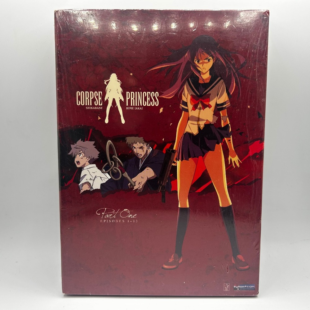 Corpse Princess‎ Shikabane Hime Part One Episodes 1-13 DVD Set Funimation Gainax